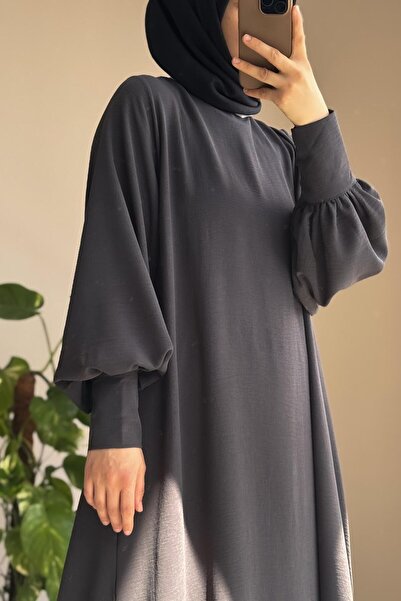 ANDE Manşet Detaylı Pantolonlu Takım- Antrasit