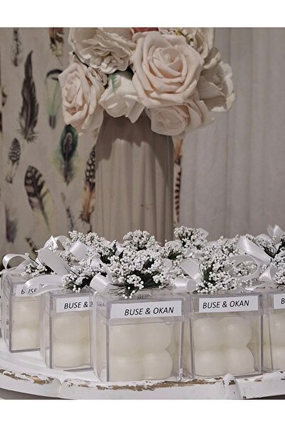 Zeyn Mum 21 Adet Dağıtmalık Söz Nişan Düğün Kına Nikah Hediyelik Hediye Baby Shower