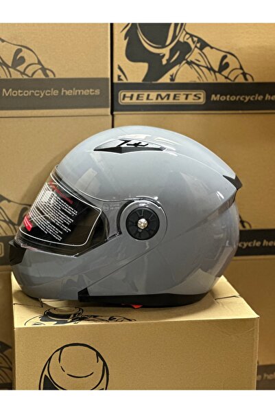 JK20 NARDO GRİ Jk 115 Çene Açılır Kask -fiyat/performans Ürünü! Güneş Gözlüklü / Ncr Benzeri