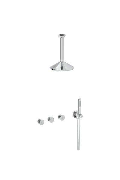 VitrA VİTRA A42777 LIQUID ANKASTRE DUŞ SETİ KROM