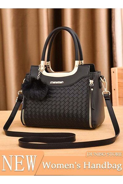 Generic DUNISO Women's Fashion Handbag Faux Leather Crossbody Bag For Women Large Capacity Tote Bags with Ba
