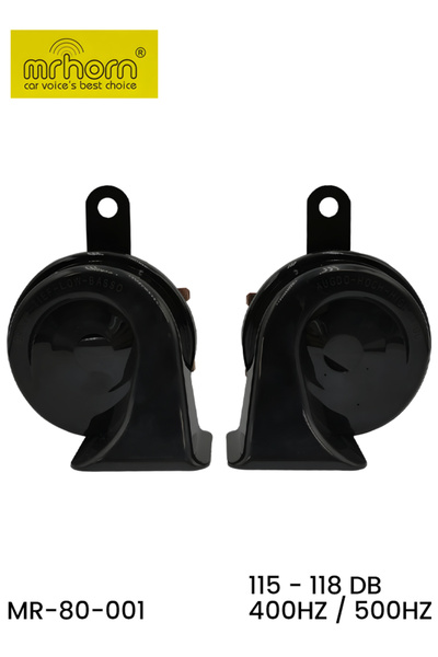 mr horn بوق حلزوني ١٢ فولت - ١١٥-١١٨ ديسيبل، ٤٠٠ هرتز/٥٠٠ هرتز، ثنائي النغمة،...