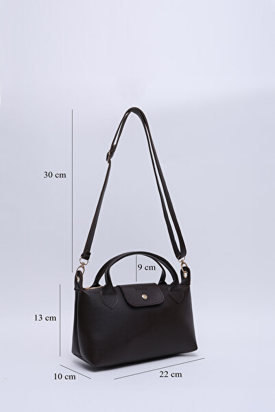 SHAKA Coffee Color Shk135 Artificial Leather, Single Compartment, Double Strap Hand, Arm and Cross Shoulder Bag
