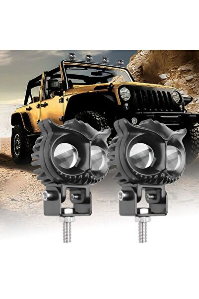 EMYA GROUP BAYKUŞ LED SİS FARI ÇAKARLI 5 FONKSİYON ÇİFT RENK SARI-BEYAZ MOTO-...