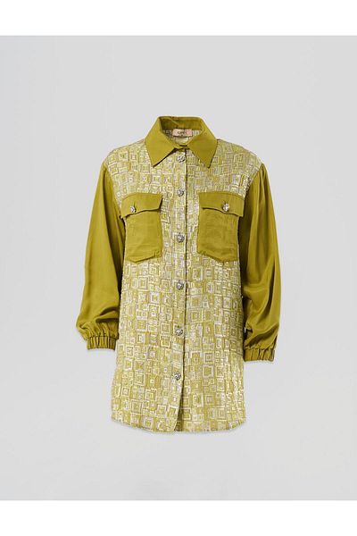 Kayra Metal Button Decorated Women's Jacket
