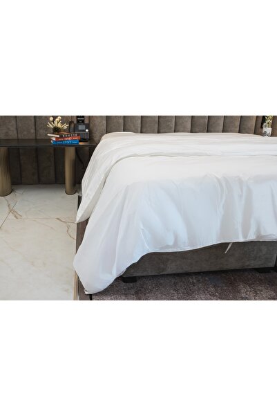 Gentelle Hotel Quality Complete Super King Bedding Set (7pcs) White - Plain