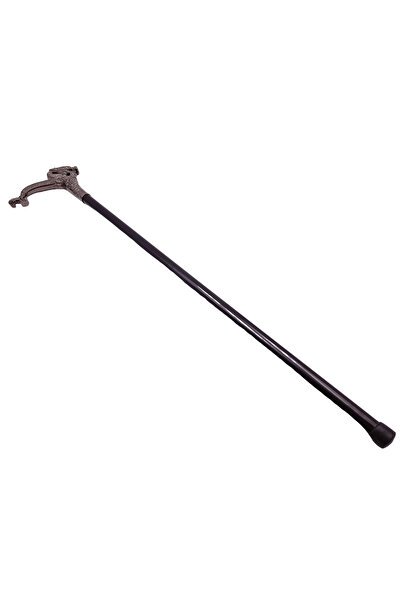 Depox IdeallStore® decorative cane, Dragon Stance, metallic, inner sword, 90.5 cm, black