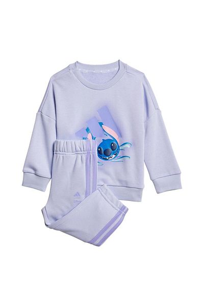 adidas Children's Purple Tracksuit I Dy Ls Jog Jf3633