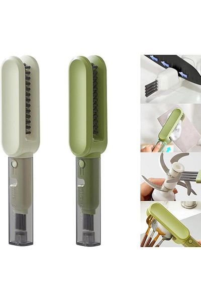 IKEA 2Pcs Kitchen Tool Cleaning Brush,Multipurpose Cutlery Cleaner Brush