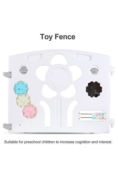 MAAS Foldable Baby Playpen - Safe and Durable Activity Center with 12-Piece Lockable Gate, 160 x 130 x 60 cm