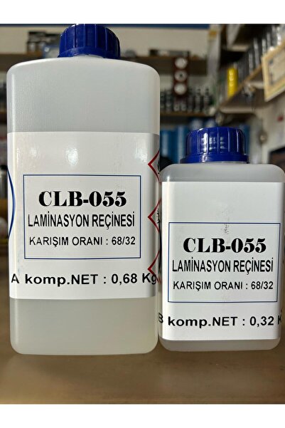 Spreycim Çelebi Marin Epoksi Elyaf Yapıştırma Laminasyon Reçinesi 1 Kg Takım