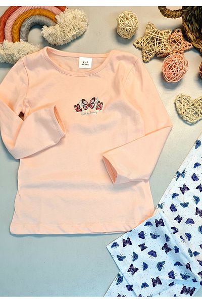 CemBebe Girl's Combed Cotton Pajama Set