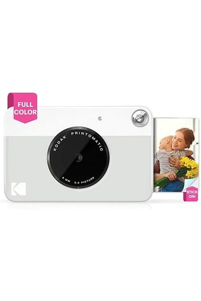 Kodak Printomatic Full-Color Instant Print Digital Camera - Colorful Photos On Zink 2x3" Sticky-Back