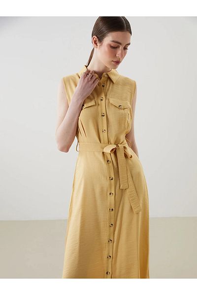 LC Waikiki LCWAIKIKI Classic Sari Rochie cămașă cu croiala normală