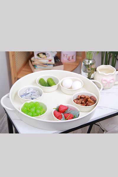 Generic Breakfast tray with lid and serving bowls