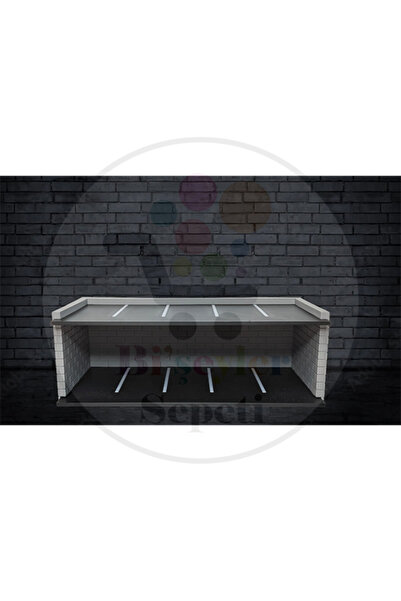 Bi'şeyler Sepeti 2 Katlı Otopark 1:64 Diorama Garaj Parking Diecast - ARAÇ DA...