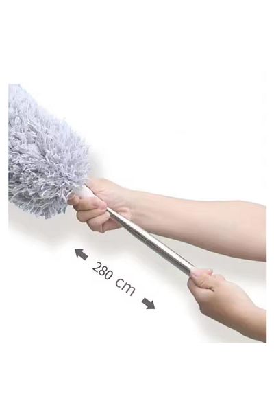Herum Dust Mop With Adjustable Handle, Grey, 83 - 280 Cm