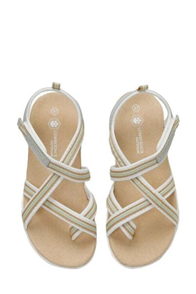 lumberjack Alisa 4Fx Off-White Comfort Casual Daily Sports Sandals