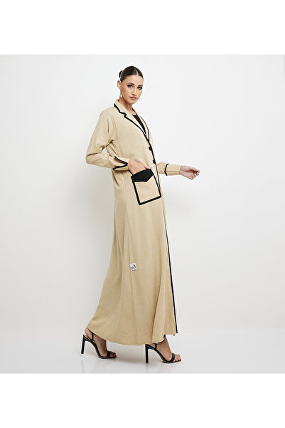 Rosette Abaya Beige-R-202486