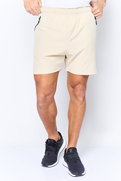 Mister Men Sportswear Fit 5 Inseam Training Shorts, Beige