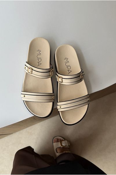 Mupa Shoes Women's Slippers BEIGE