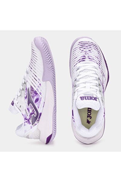 Joma Point Kadın Beyaz Mor Toprak & Sert Kort Tenis Ayakkabısı TPOILS2532AC