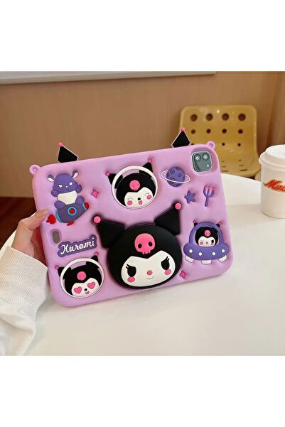 redmud teknoloji Samsung Tab A9 Plus X210 11 Inç İle Uyumlu Kuromi Standlı As...