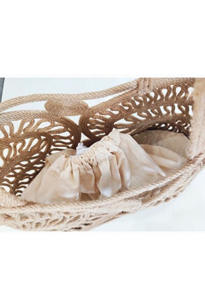 COLLESSİA Lavin Kadın Hasır Jüt Çanta