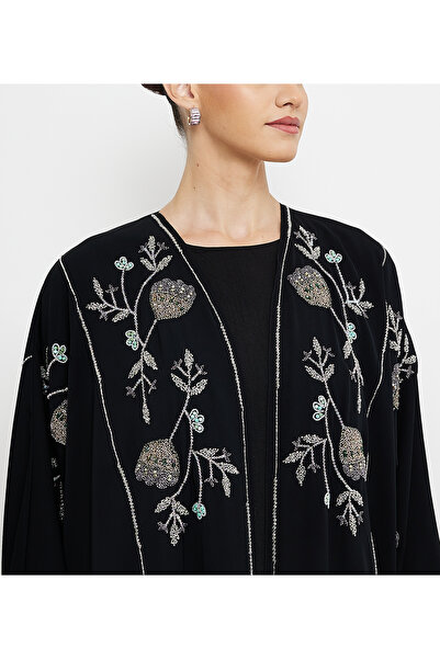 Rosette Abaya Black-R-202487