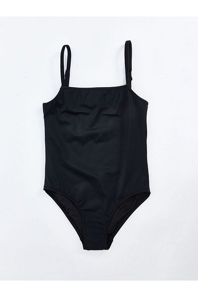 DEEP BEACH Square Neck Girl's Swimsuit