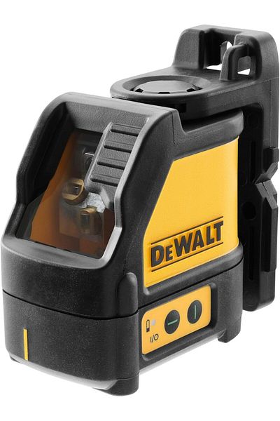 Dewalt DW088CG-XJ Green Beam Cross Line Laser with Carry Case, Yellow/Black