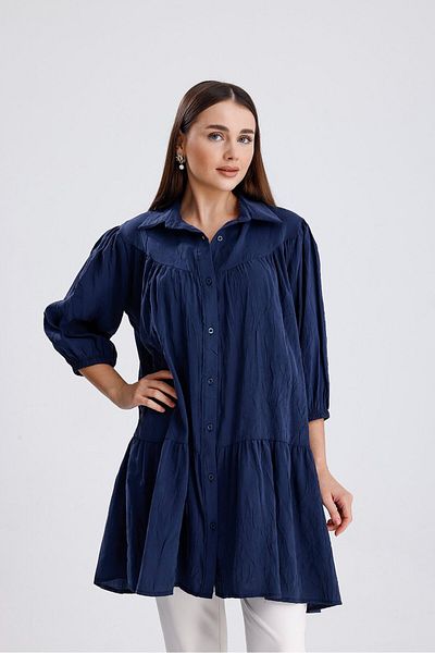 ikomteks Ruffled Skirt Shirt Tunic