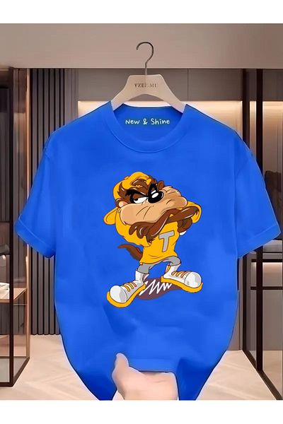 New Shine Μπλουζάκι με στάμπα με στάμπα της Τασμανίας Monster