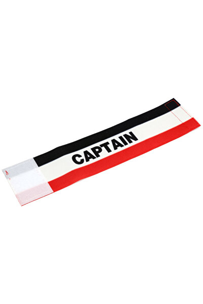 Choice Black and White Red 1PC Football Captain Armband Adjustable Sports Captain Armband With CAPTAIN Logo
