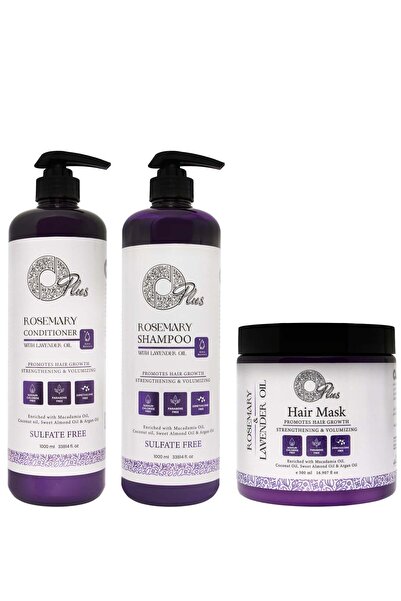 Oplus Rosemary Hair Restoration Set: Professional 3-Step Hair Care System (25...