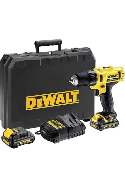 Dewalt 12V 10mm Subcompact Drill Driver with Soft Bag, Yellow/Black, DCD710C2P-B5, 3 Year Warranty