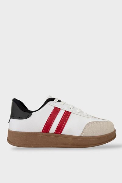 Liger Unisex Comfortable Lightweight Sports Shoes White - Red