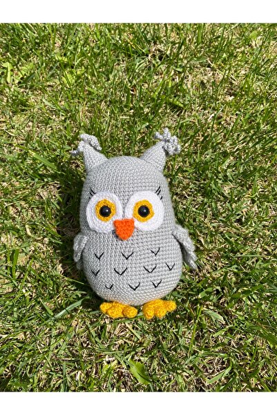 Innovate Store Amigurumi Baykuş El Örmesi Oyuncak Çocuk ve Bebekler İçin Sağl...