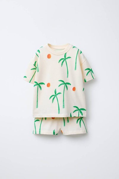 Alvadonna Palmiyeli unisex set