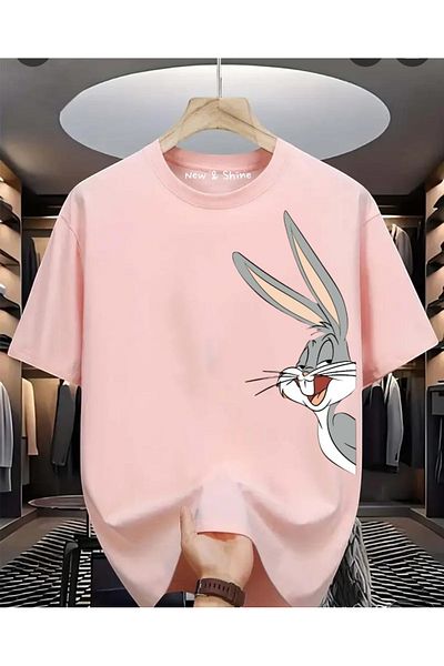 New Shine Μπλουζάκι με στάμπα Bugs Bunny Oversize