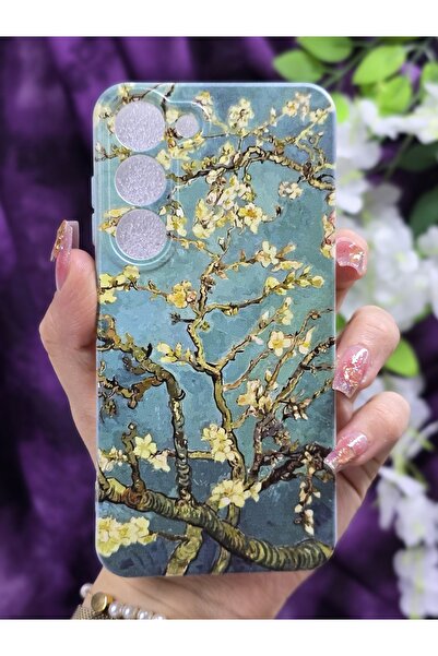 Magic Ring Samsung Galaxy S23 Uyumlu Sanatsal Sarmaşık Desenli Şeffaf Telefon...