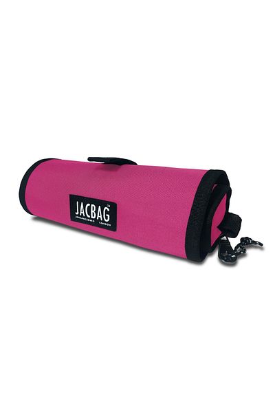 Jacbag Senior Artistic Roll Organizer Pencil Bag (Dark Pink - Women/Girls)