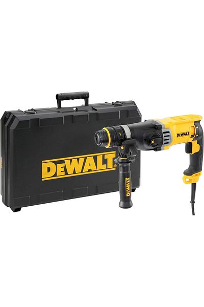 Dewalt مثقاب مطرقة D25144K-QS، 900 واط، 3 إعدادات للسرعة، أسود