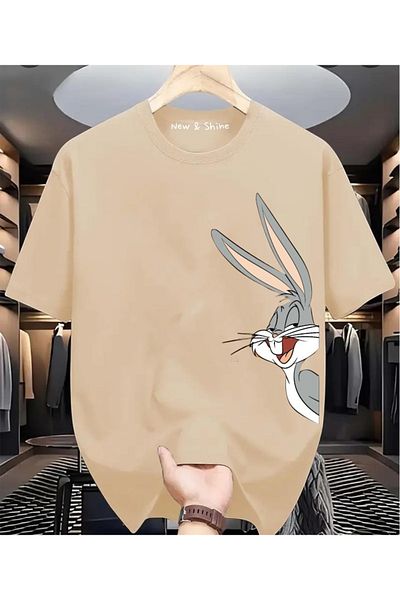 New Shine Μπλουζάκι με στάμπα Bugs Bunny Oversize