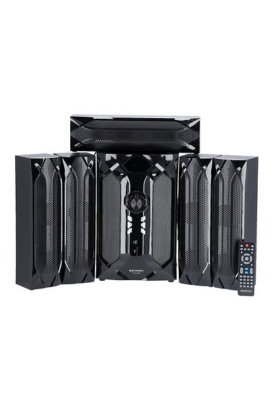 KRYPTON 5.1 CH Multimedia Speaker with Subwoofer, USB/BT/FM/SD, LED Display – Full Remote Control