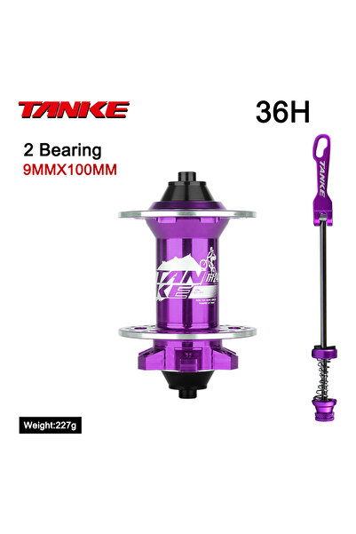 Choice 36H أرجواني أمامي QR TANKE 120 محمل محور انقر فوق محور دراجة جبلية أما...