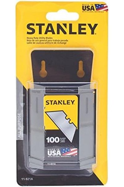 Stanley Hand Tools 11-921A 100 Pack Utility Knife Blades & Dispenser