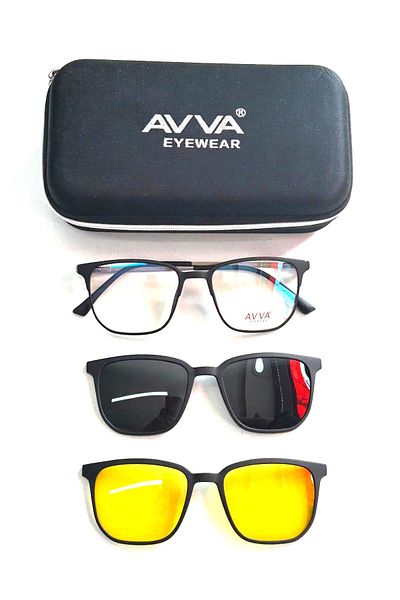 Avva 2125 C1 POLARIZED&ANTIFAR MEN'S SUNGLASSES WITH CLIP