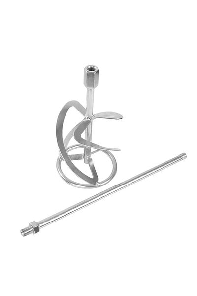 Generic S-Type Concrete Paint Mixer Drill Bit – Cement & Mortar Mixing Paddle Tool, 14mm Thread.