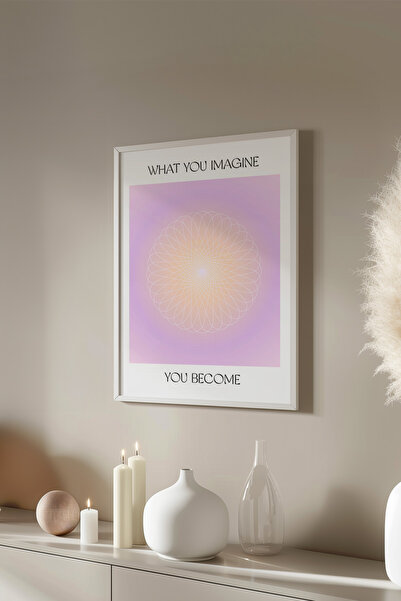 Basquiart Αφίσα της σειράς Aura με λευκό πλαίσιο, Αριθμός Πίνακα: 14